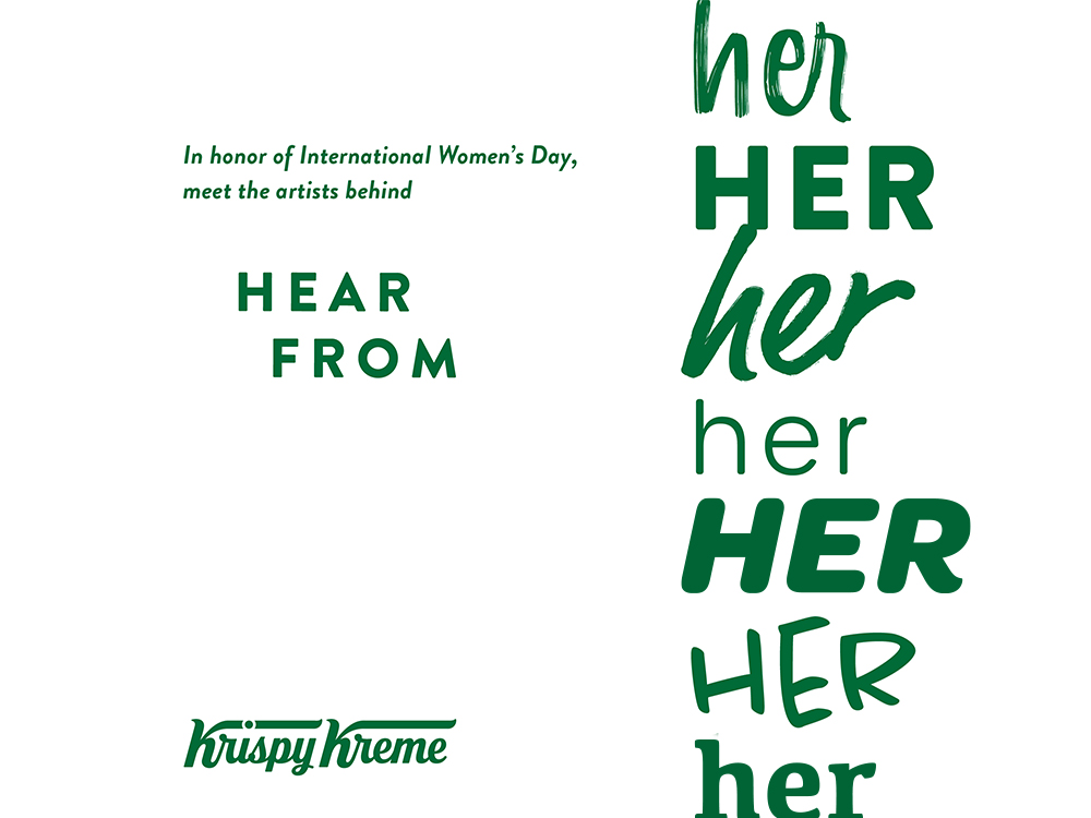 クリスピー・クリーム・ドーナツは「国際女性デー」を応援します！