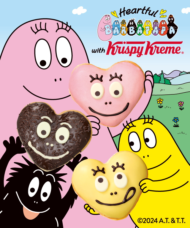 Heartful BARBAPAPA with Krispy Kreme
