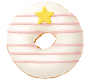 ホワイトチョコ スター