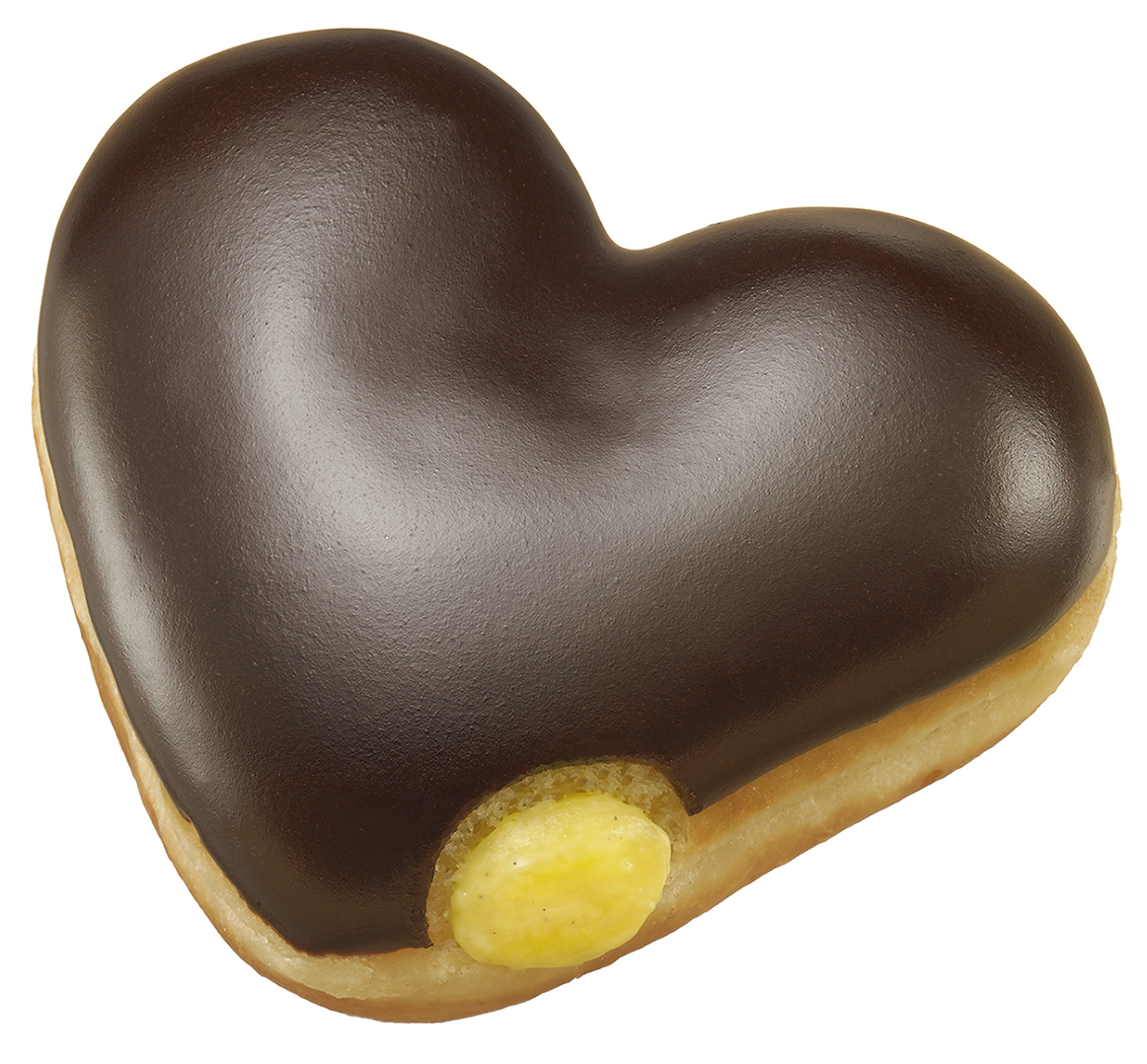 チョコ カスタード ハート