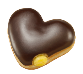 チョコ カスタード ハート